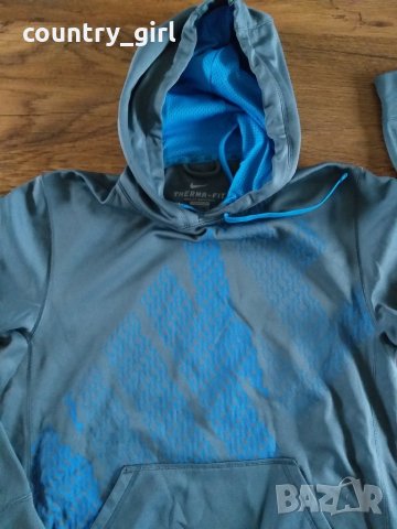 Nike Therma-FIT - страхотно мъжко горнище, снимка 2 - Спортни дрехи, екипи - 27674078