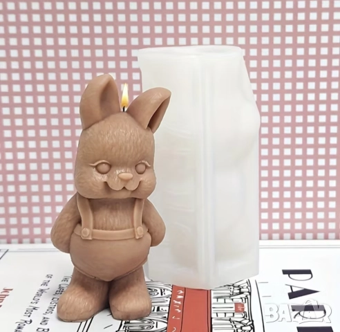 Молд зайче с панталонки, снимка 3 - Форми - 52072823