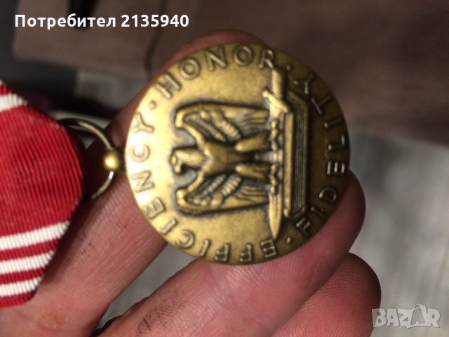 Медал от ww2 USA army, снимка 1 - Колекции - 35019833