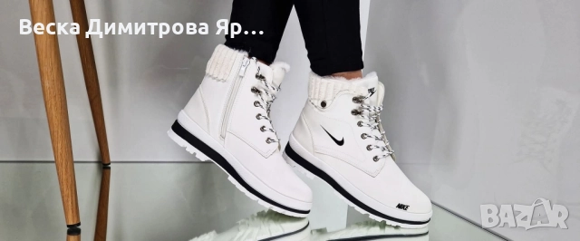 Дамски зимни обувки с дебел пух , снимка 13 - Дамски боти - 52024818