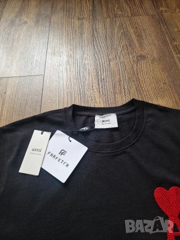 Страхотна мъжка тениска AMI размер S M L XL 2XL , снимка 5 - Тениски - 53212862