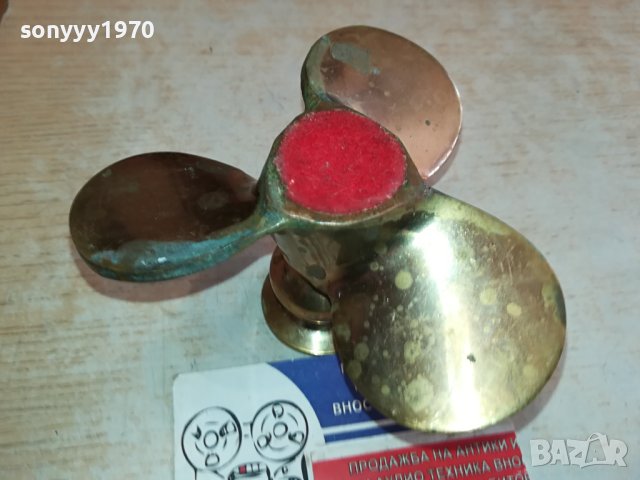 свещника на капитана-винт перка от франция 2801240823, снимка 3 - Антикварни и старинни предмети - 44010054