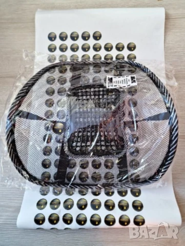 Анатомична облегалка за офис стол и автомобилна седалка, за правилна стойка на гърба