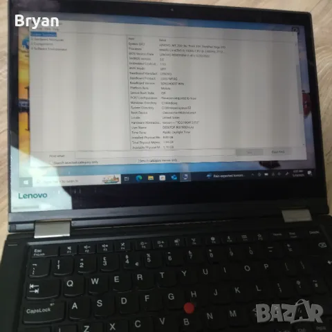 Lenovo Yoga 370 Touchscreen i5/ 8gb ram Win 10 pro лаптоп, снимка 3 - Лаптопи за работа - 50340247