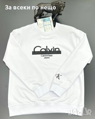 Calvin Klein Мъжка Блуза С Дълъг Ръкав Келвин Клайн - 2 Налични Цвята Код A980, снимка 2 - Блузи - 52097342