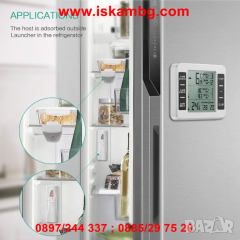 Безжичен термометър с LCD дисплей - код 2225, снимка 12 - Други стоки за дома - 26721534