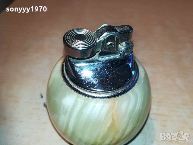 мраморна запалка-внос германия 1005212056, снимка 4 - Антикварни и старинни предмети - 32830177