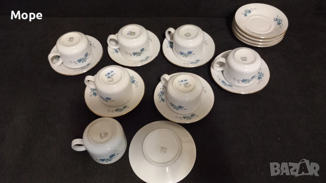 Порцеланов сервиз за кафе и чай , снимка 10 - Сервизи - 41968565