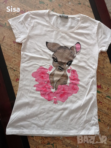 Дамски тениски, размер М/Л, снимка 2 - Тениски - 36435835