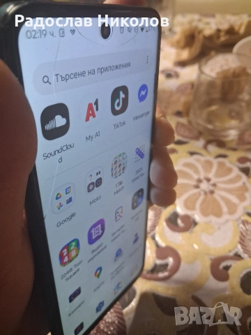 Motorola g34 5 g 16Gb ram / 128Gb памет пукнато стъкло което не пречи на работата му, снимка 2 - Motorola - 53166250