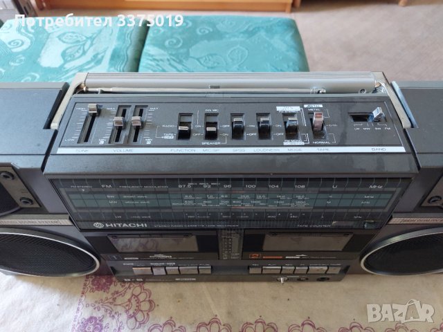 Радио касетофон Hitachi , снимка 10 - Радиокасетофони, транзистори - 37378252