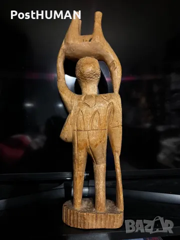 Дървени фигури  - Ловци -Воини, снимка 9 - Антикварни и старинни предмети - 49142796