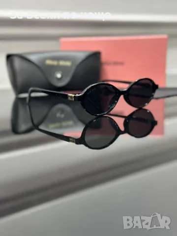 Miu Miu Слънчеви Очила С UV400 Защита С ПОДАРЪК🎁Калъф Миу Миу - Различни Цветове Код E84, снимка 4 - Слънчеви и диоптрични очила - 50230085