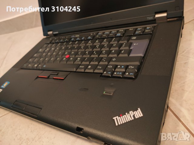 Лаптоп Lenovo T520, 8-ядрен i7, с подарък чанта, снимка 1
