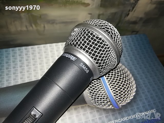 shure sm58-КОМПЛЕКТ-microphone-внос швеицария, снимка 5 - Микрофони - 29066986