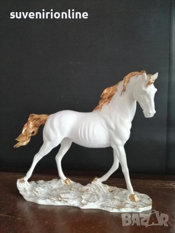 Статуетка кон, снимка 4 - Статуетки - 37296897