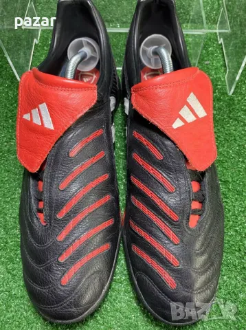 ADIDAS 039516 Predator Pulsion Euro 2004 Стоножки Кожени Обувки Кожа Футбол 42.5-43 27см, снимка 5 - Футбол - 49628374