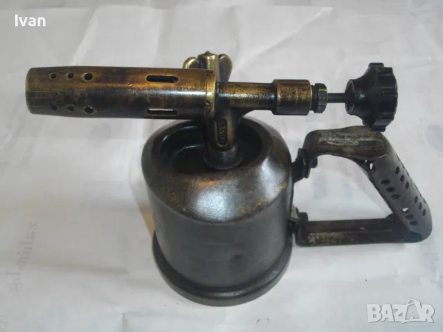 0,5L ФРЕНСКА СТАРО КАЧЕСТВО МИНИ БЕНЗИНОВА ГОРЕЛКА ТИП ЛАМПА ОТЛИЧНО СЪСТОЯНИЕ EXPRESS 41 T-FRANCE