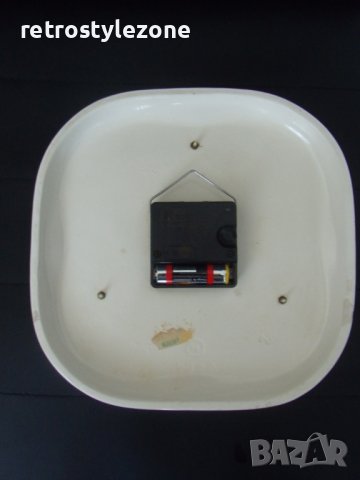 № 7333 стар порцеланов стенен часовник   , снимка 3 - Други ценни предмети - 43614609