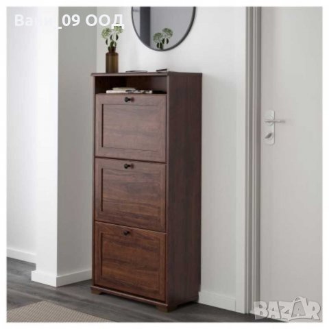 2 цвята! Шкаф за обувки във винтидж стил, снимка 5 - Шкафове - 32508831