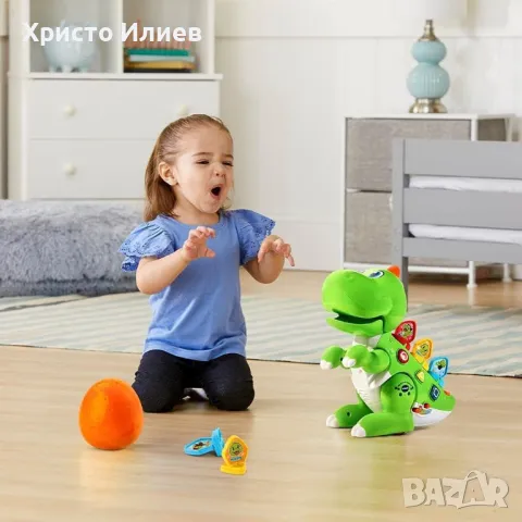 Интераткивен динозавър Дино учи и танцувай Vtech Learn & Dance Dino, снимка 6 - Образователни игри - 48389926