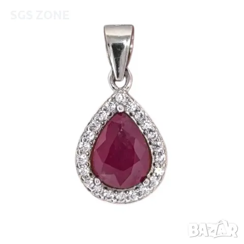 Сребърен Пръстен с Рубин/Син Сапфир/Жълт Сапфир, снимка 9 - Пръстени - 49870842