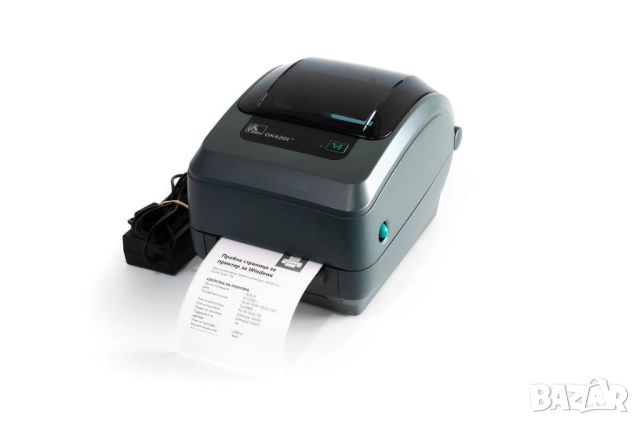 Термо Трансферен етикетен принтер Zebra GK420t 203 DPi/USB