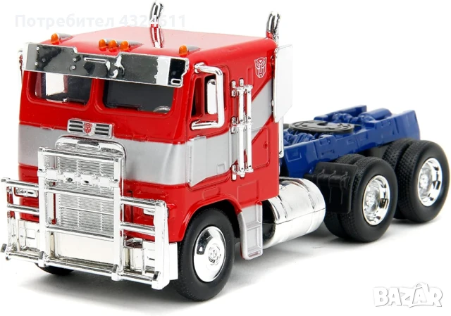 Камион Трансформърс, Jada Toys, 1:32 Die-cast модел, HWR Transformers RotB Optimus Prime, снимка 5 - Коли, камиони, мотори, писти - 50542653
