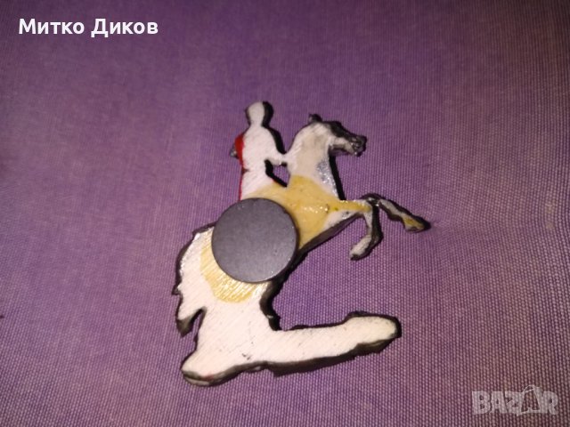 Малта магнит конник кръстоносец, снимка 2 - Колекции - 37619679