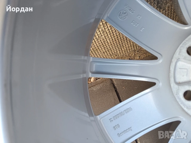  ОРИГИНАЛНИ джанти 18 ' цола 5x112 VW Tiguan / Фолксваген 7J ET43 57,1, снимка 11 - Гуми и джанти - 53113309