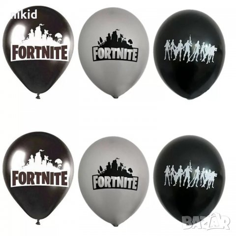 Цветни Fortnite Фортнайт Обикновен надуваем латекс латексов балон парти, снимка 3 - Други - 29710166