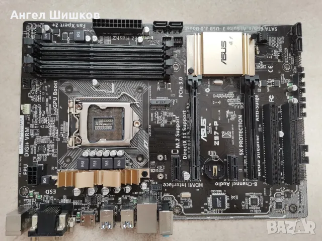 Дънна платка Z97 Asus Z97-P Socket 1150, снимка 6 - Дънни платки - 49338293