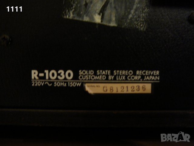 LUXMAN R-1030, снимка 6 - Ресийвъри, усилватели, смесителни пултове - 35322564