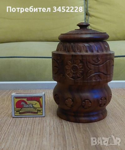 дърворезба кутия за ценители , снимка 6 - Декорация за дома - 52296346