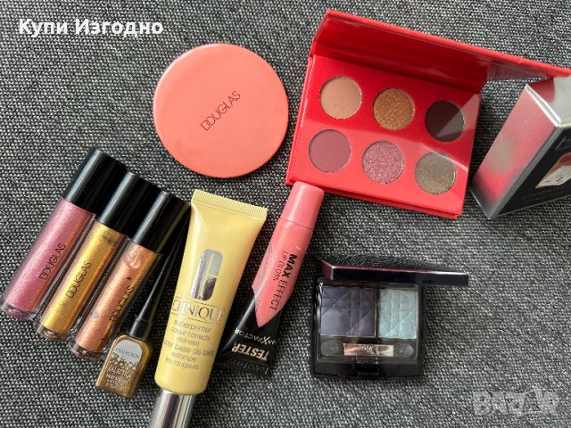Сет находка Комплект 10 в 1 Гримове Douglas Dior Clinique очи устни вежди лице