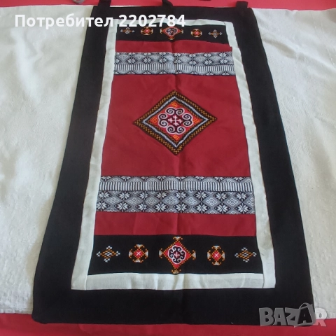 Старинни декоративни кърпа с бродерии,пано за стена, снимка 6 - Антикварни и старинни предмети - 50778534