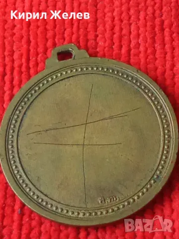 СТАР БРОНЗОВ МЕДАЛ МЕДАЛЬОН с ЛЪВ и ЛАТИНСКА СЕНТЕНЦИЯ 6346, снимка 7 - Антикварни и старинни предмети - 33163966