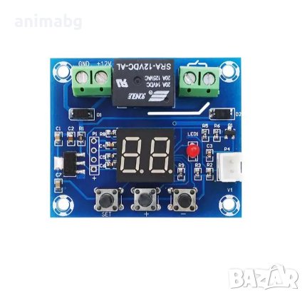 ANIMABG Модул за контрол на влажността на почвата с реле, M214, 12 V, снимка 6 - Друга електроника - 43823763