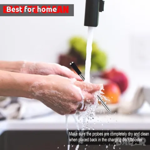 Смарт безжичен термометър за месо SANGOTED, снимка 8 - Други - 48347199