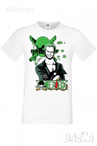 Мъжка тениска One Piece Roronoa Zoro 03,Анимация,игра,Празник,Повод,, снимка 2 - Тениски - 38122293