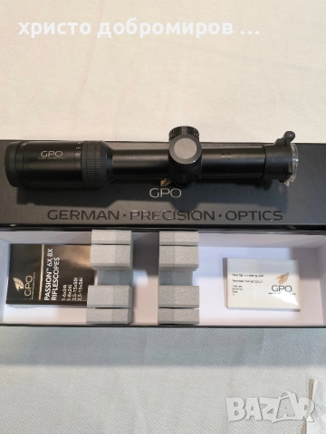 Продавам оптика за карабина GPO 1-6 x 24i, снимка 4 - Запалки - 52526627