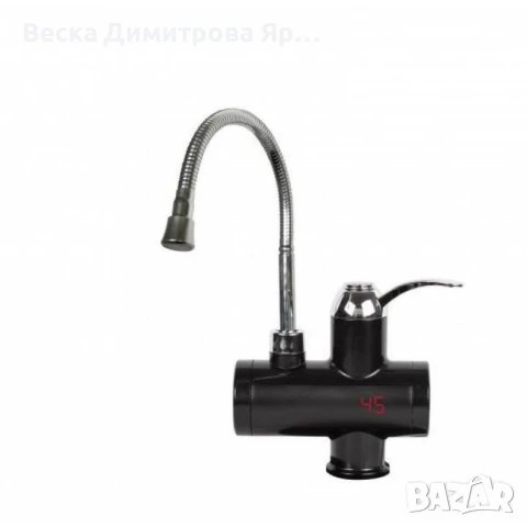 Нагревател за вода с гъвкав чучур, за стена/ за плот 3000W, черен, снимка 2 - Други - 50799549