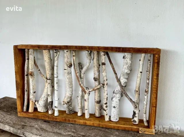 Арт декорация за стена. Естествени материали. Ръчна изработка! , снимка 4 - Декорация за дома - 36678702