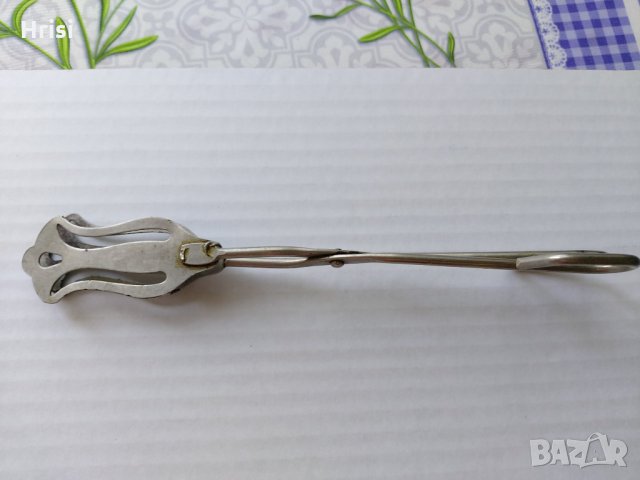 Ретро метална щипка за сервиране