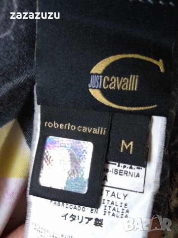 ROBERTO CAVALLI - супер блуза, оригинал, черна с дълъг ръкав, снимка 3 - Рокли - 32571861