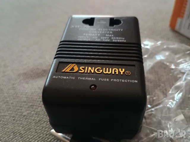 Singway® SW-70 transformer 220 to 110V, снимка 9 - Ресийвъри, усилватели, смесителни пултове - 50138232