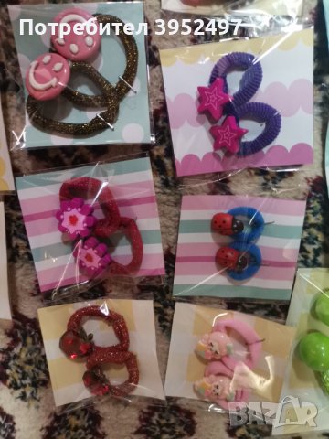 Ластици за коса, снимка 6 - Аксесоари за коса - 43929622