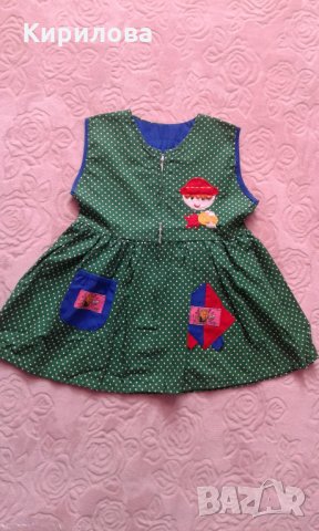 рокля с апликация-10лв, снимка 1 - Детски рокли и поли - 26863523