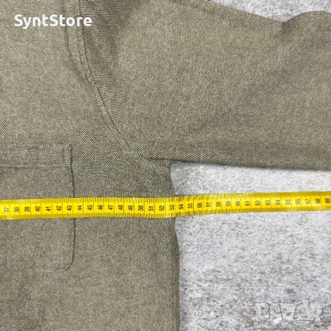 Мъжка риза Samsøe Samsøe Liam NF – Dark Olive Melange – Размер M, снимка 4 - Ризи - 53343135