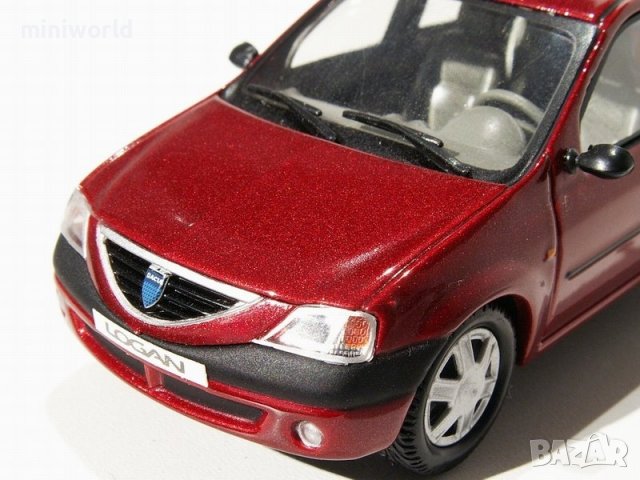 Dacia Logan - мащаб 1:43 на Eligor моделът е от колекция със захабена PVC дисплей-кейс, снимка 5 - Колекции - 39728534